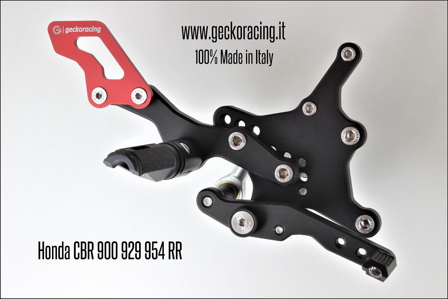 Pedane arretrate regolabili Accessori moto Honda CBR 900 929 954 RR